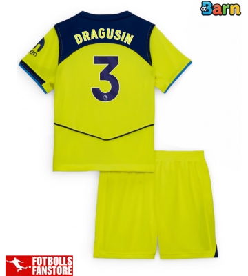 Tottenham Hotspur Radu Dragusin #3 Tredje Tröja Barn 2025-26 Kortärmad (+ Korta byxor)